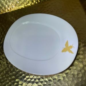 Rosy Rings pillar candle plate NWT